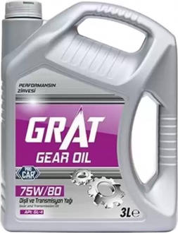 ŞANZUMAN YAĞI 75-80 3 LT GL-4 YARI SENTETİK GRT-675803-GRAT